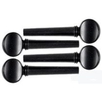 Cravelhas para Violino 4/4 - Stokmans - Ébano - Kit c/ 4 pçs