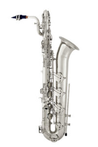 Saxofone Barítono em Mib - Regency - Niquelado - c/ Estojo