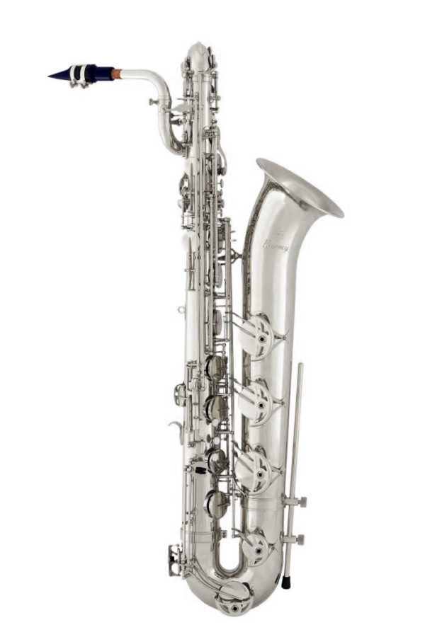 Saxofone Barítono em Mib - Regency - Niquelado - c/ Estojo