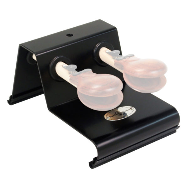 Suporte de mesa para par de castanholas sinfônicas, marca Black Swamp (USA), modelo PCMF