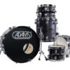 Bateria marca ADAMS, mod. 8000 Dpresent 22, com ferragem cromada, na côr Preta ( black gloss ) - Imagem 2