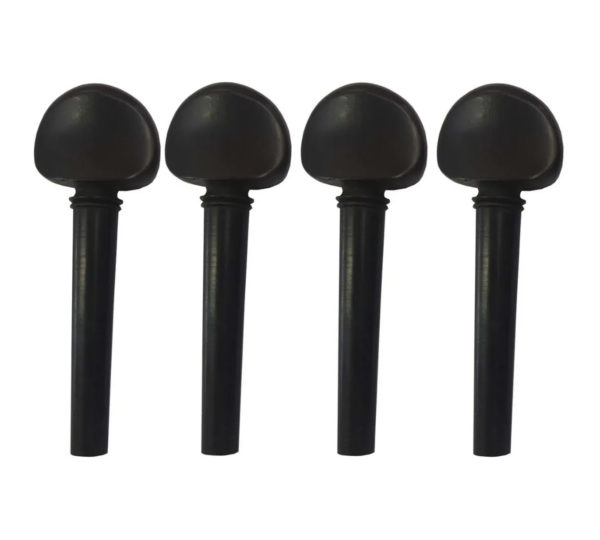 Cravelhas para Cello 4/4 - Stokmans - Ébano - Kit c/ 4 pçs