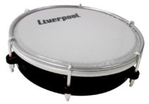 Tamborim 6" Preto Liverpool mod. TB Tam6P