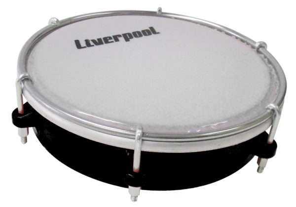 Tamborim 6" Preto Liverpool mod. TB Tam6P