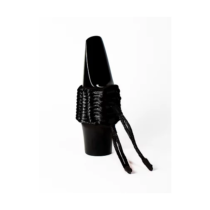 Abraçadeira p/ Sax Alto - Preto - Bambu