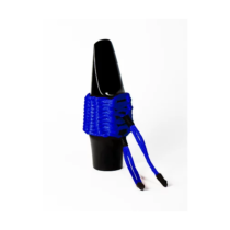 Abraçadeira p/ Sax Alto - Azul safira - Bambu