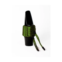 Abraçadeira p/ Sax Alto - Verde oliva - Bambu
